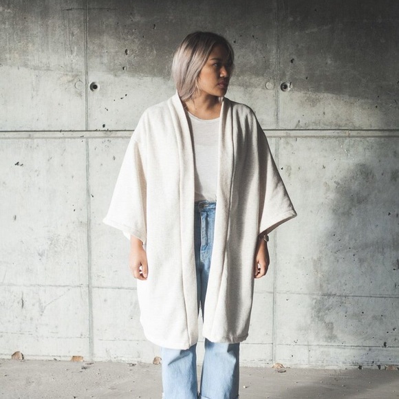 NOR Sweaters - 🎉Host Pick 🎉 Nor Kimono Cardigan in Cream OS